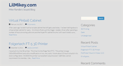 Desktop Screenshot of lilmikey.com