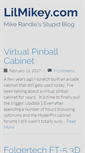 Mobile Screenshot of lilmikey.com